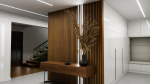 Lumines profile type Zati lacquered black, 3 m